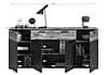 Wohnwand MASON W03 3-teilig - Nox Eiche und Basalt grau