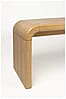 Bank Sitzbank BRAVE 140 cm mit Eichenfurnier von Zuiver