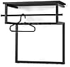 Wandgarderobe RIZZOLI BLACK EDITION mit Hutablage von Spinder Design