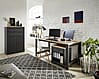 Schreibtisch JASMIN Graphit Artisan Eiche Nachbildung 160 x 80 cm