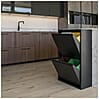 Mülltrenner GIGI 4 Abfalltrenner mit 4 Klappen von Spinder Design Mülltrenner GIGI 4 Abfalltrenner mit 4 Klappen von Spinder Design