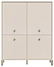 Highboard Schrank SALVATRICE in Sand-Optik mit 4 Türen, von Forte