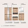 Garderoben Set MEMPHIS GH81 Artisan Eiche Nachbildung 5-teilig