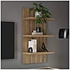 Wandboard LEWISVILLE B01 mit  Ablagen Optik: Valencia Oak