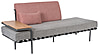 Sofa Tagesbett STAR in Pink/Grau