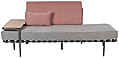 Sofa Tagesbett STAR in Pink/Grau