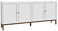 Sideboard PENKRIDGE mit 4 Türen, Secret Grey im modernen Landhausstil