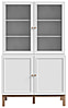 Highboard Vitrine PENKRIDGE Küchenbuffet in Secret Grey / Schlammeiche