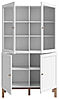 Highboard Vitrine PENKRIDGE Küchenbuffet in Secret Grey / Schlammeiche