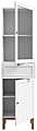 Highboard Vitrine PENKRIDGE mit 2 Türen in Secret Grey / Schlammeiche