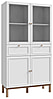 Vitrinenschrank PENKRIDGE Optik: Secret Grey, Landhausstil modern