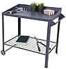 Mobiler Pflanztisch DIANA aus Metall in Anthrazit von GardenPleasure Mobiler Pflanztisch DIANA aus Metall in Anthrazit von GardenPleasure