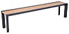 Gartenbank Sitzbank SILEA 3-Sitzer 180 cm von GardenPleasure