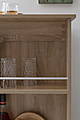 Stehtisch Sonoma Eiche Küchenbartisch Bartresen mit integriertem Regal