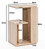 Beistelltisch Couchtisch WL5.697 35x29,5x60 cm Holz Sonoma Design