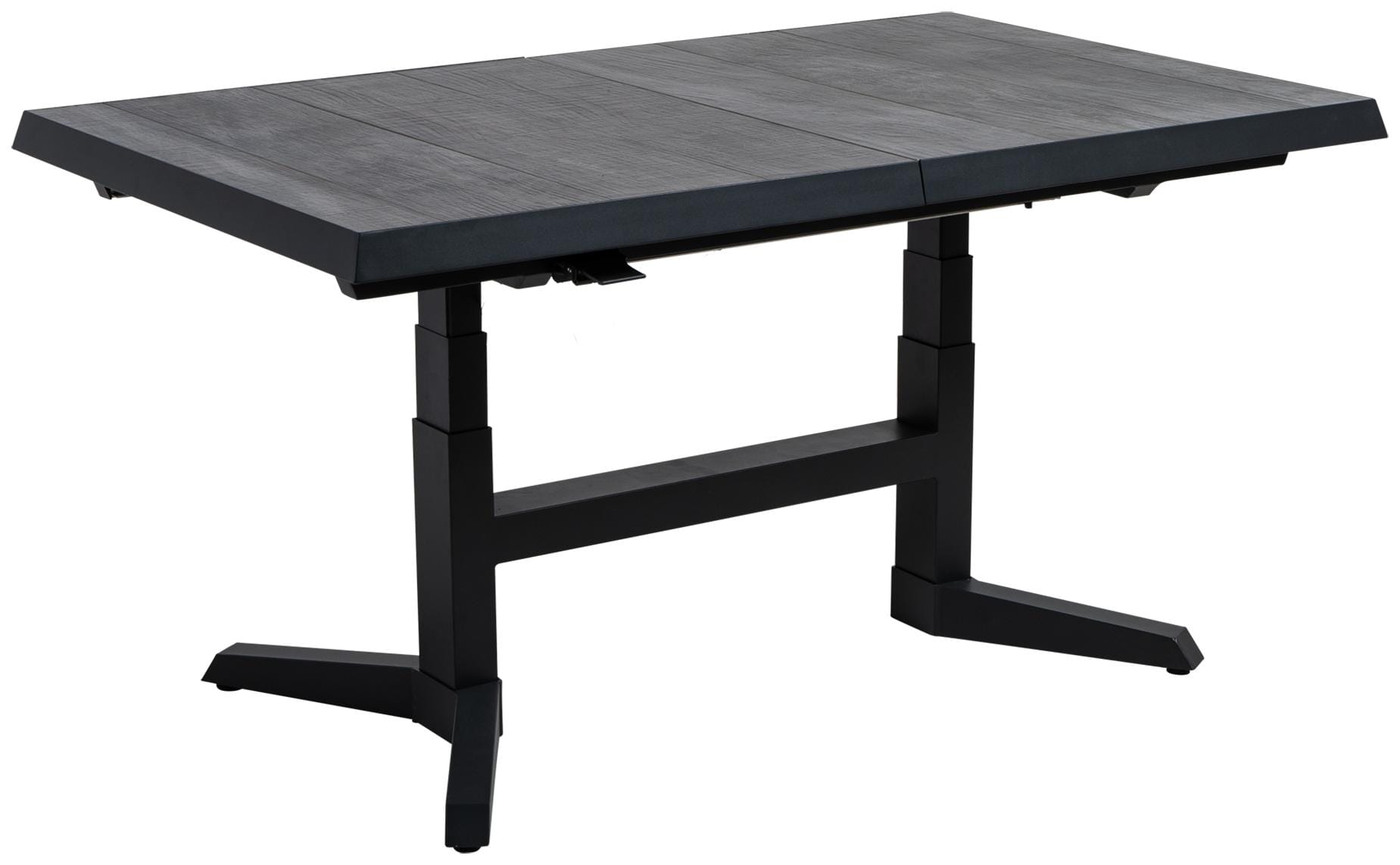 CASTILLA Gartentisch ausziehbar und höhenverstellbar Metall Keramik