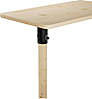 Beistelltisch ADJUST TABLE höhenverstellbar Kiefer natur lackiert