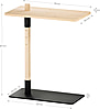 Beistelltisch ADJUST TABLE höhenverstellbar Kiefer natur lackiert