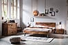 Hasena Massivholzbett DUNO 90x200 cm Vintage Brown Höhe Fuß 20 cm