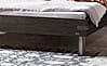 Hasena Massivholzbett DUNO 90x200 cm Vintage Grau Höhe Fuß 20 cm