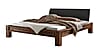Industrie Balkenbett SAN FELIPE von Hasena 140x200 cm Akazie Brown