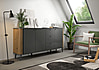 Sideboard PURE 177x88 cm in elegantem Artisan Eiche/Grau Dekor