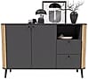 Sideboard PURE 138x88 cm in elegantem Artisan Eiche/Grau Dekor