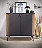 Sideboard Kommode PURE 92x88 cm in elegantem Artisan Eiche/Grau Dekor