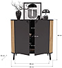 Sideboard Kommode PURE 92x88 cm in elegantem Artisan Eiche/Grau Dekor