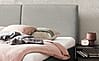 Hasena Massivholzbett ALINO 140x200 cm Vintage Grey Höhe Fuß 20 cm