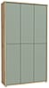 Schrank ALICE SPRINGS 6-trg Artisan Eiche mit Secret Grey / Sage Green