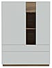 Highboard LEWISVILLE Base Dekor Secret Grey / Valencia Oak von Forte