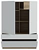 Highboard LEWISVILLE Base Dekor Secret Grey / Valencia Oak von Forte