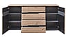 Sideboard MEMPHIS Artisan Eiche Graphit Nachbildung