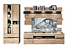 Wohnwand Wohnzimmerschrank MEMPHIS Artisan Eiche Graphit Nachbildung