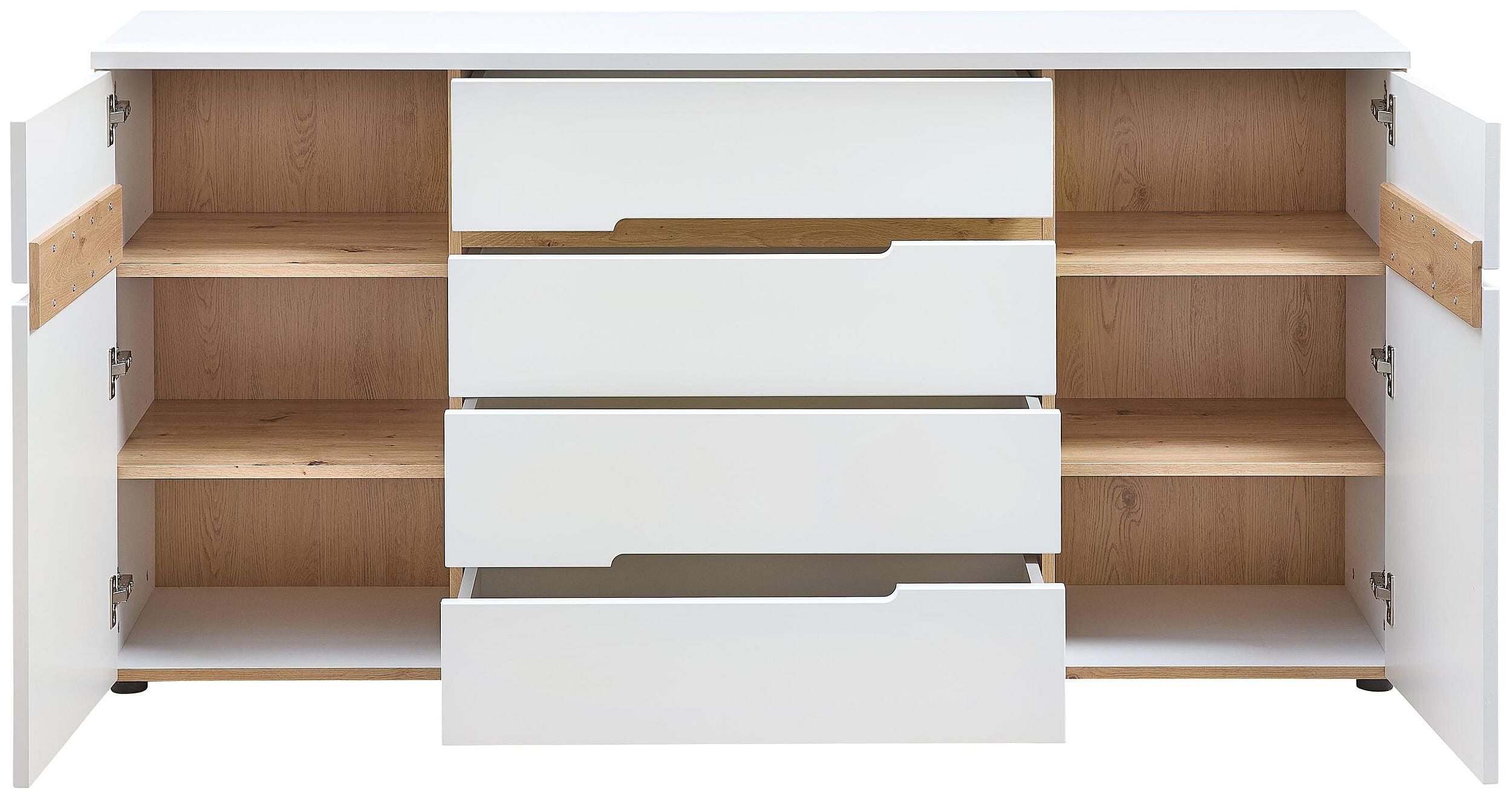 Stella Trading Memphis, Colore, Moderno comò con Molto Spazio, Rovere Artisan/Grafite, 80 x 107 x 38 cm Stella Trading Memphis, Colore, Moderno comò con Molto Spazio, Rovere Artisan/Grafite, 80 x 107 x 38 cm
