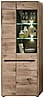 Vitrine BELLANO Viking Oak Nature mit LED