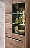 Vitrine BELLANO Viking Oak Nature mit LED