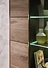 Vitrine BELLANO Viking Oak Nature mit LED