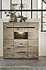 Highboard BELLANO Viking Oak Nature mit Graphit