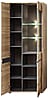 Wohnwand Wohnzimmerschrank BELLANO HH80 Viking Oak Nature mit LED