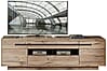 Wohnwand Wohnzimmerschrank BELLANO HH81 Viking Oak Nature mit LED