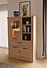 Highboard CORONA 3-trg. 1 Schublade in Artisan Eiche von Forte