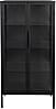 Vitrine Schrank ROB MEDIUM aus Metall im Vintage Style