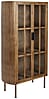 Vitrine Schrank YAZ aus Gummibaumholz im Vintage Style