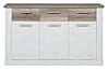 Sideboard DURO 3 Türen und 3 Schubladen Farbton: Pinie weiß antik