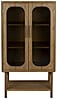 Vitrine Schrank CAROUN aus carbonisiertem Bambus von DutchBone