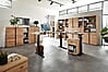 Höhenverstellbarer Eckschreibtisch SONOS Old Artisan Eiche 185 x 177cm