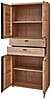Büroschrank SONOS HU02 Front Altesche Massivholz gebürstet