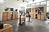 Büroregal SONOS HU06 Front Altesche Massivholz gebürstet